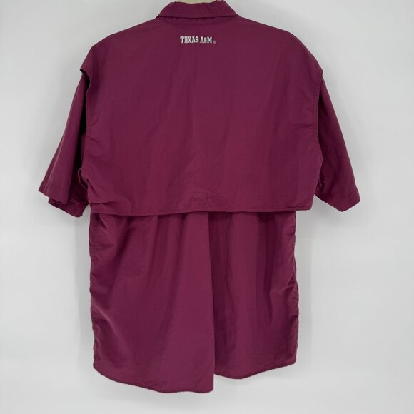 Texas A&M Chiliwear Fishing Shirt Men’s Large Vented Nylon Outdoors Top - Picture 8 of 8